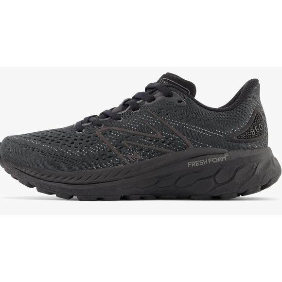New Balance Women's Fresh Foam 860 V13 Running Shoe, Black/Lead, 6.5 Medium - Picture 1 of 7